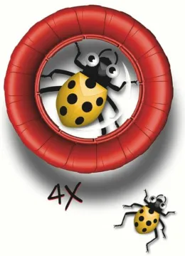 Банка для насекомых Navir «Мега» с лупой 3x и жуком, изображение 7