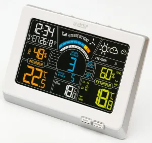 Метеостанция La Crosse WS6860-w с цветным экраном, белая, изображение 2