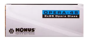 Театральный бинокль Konus 3x25 Black, изображение 17