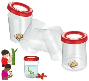 Банка для насекомых Navir «Мега» с лупой 3x и жуком, изображение 4