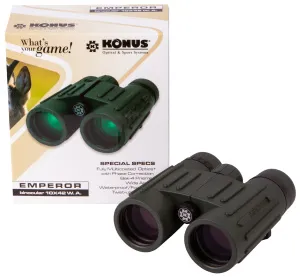 Бинокль Konus Emperor 10x42 WA Green, изображение 9