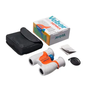 Бинокль детский Veber «Эврика» 6x21, серо-оранжевый, изображение 5