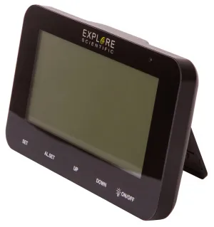 Часы цифровые Explore Scientific с будильником, черные, изображение 4